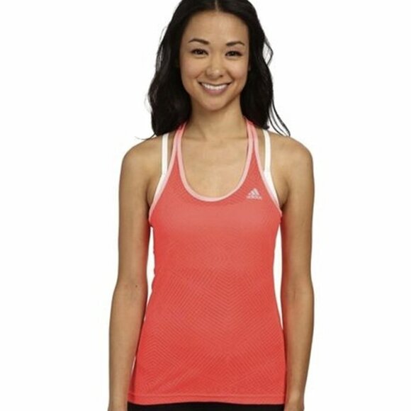 🚨036 adidas Supernova Racerback Flash Red/Lt Flash Red Tank Top - Picture 1 of 6